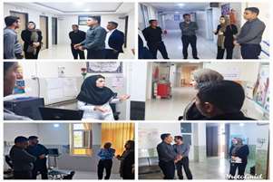 دیدار و سرکشی سرپرست جدید شبکه بهداشت  شهرستان از مجموعه بهداشت ودرمان منطقه 
